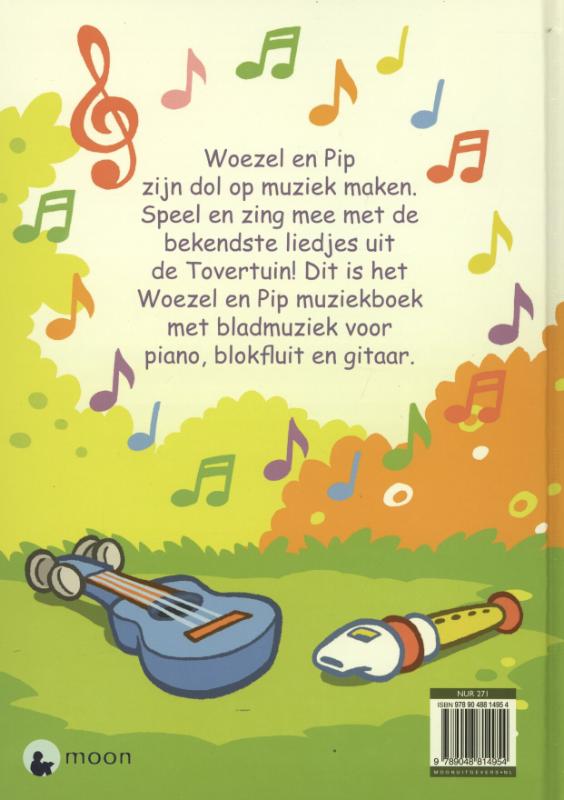 Lalala muziekboek achterkant