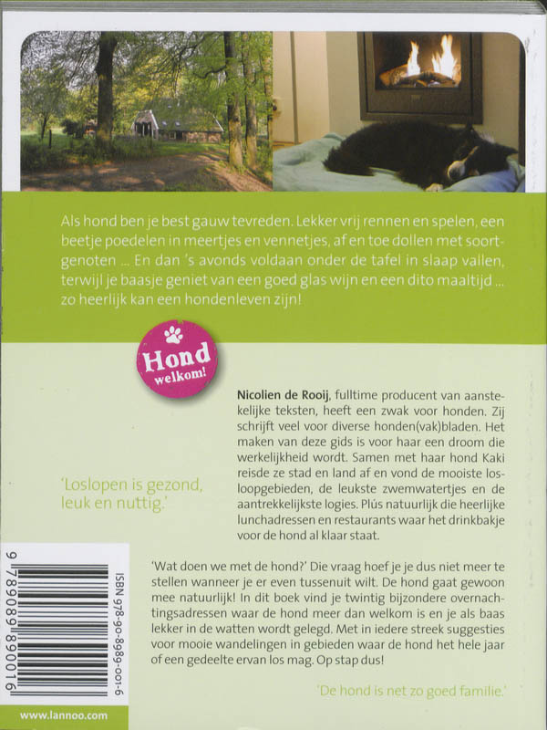 20 x logeren en op stap met je hond in Nederland / 20 x gidsen achterkant