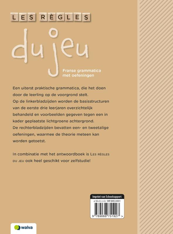 Les regles du jeu achterkant