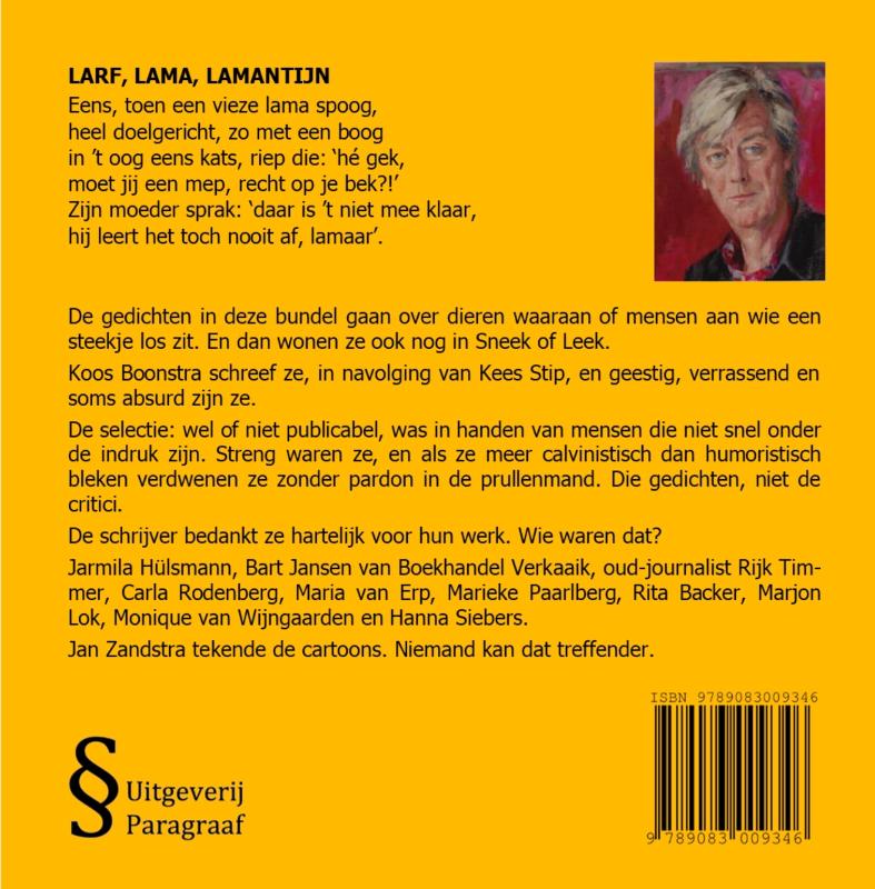 Larf, Lama, Lamantijn achterkant