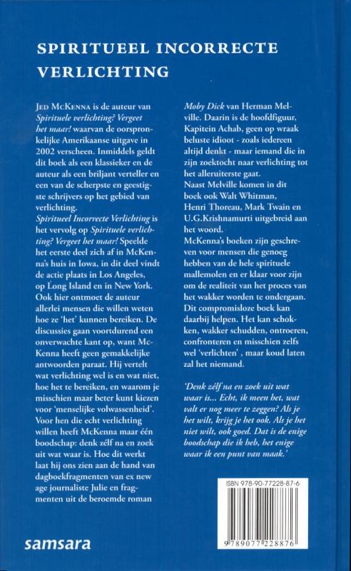 Spiritueel incorrecte verlichting achterkant