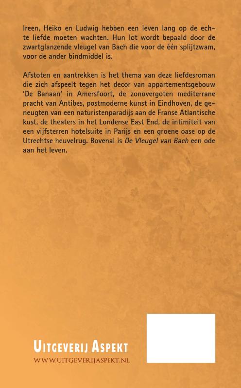 De Vleugel van Bach achterkant