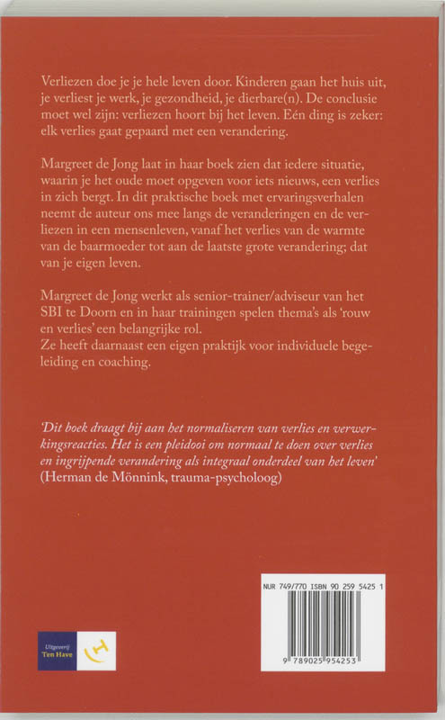 Verlies Is Verandering achterkant