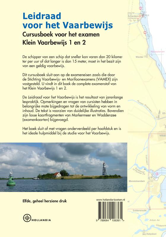 Leidraad voor het Vaarbewijs achterkant