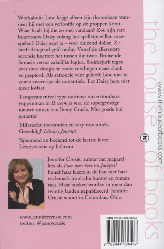 Ik neem je mee achterkant