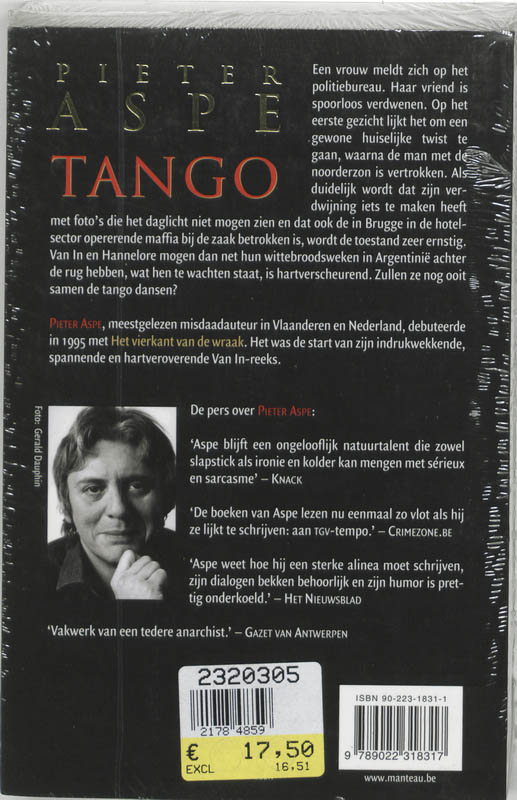 Tango / Meesters in Misdaad / 14 achterkant