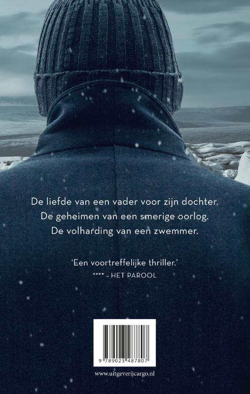 De zwemmer achterkant