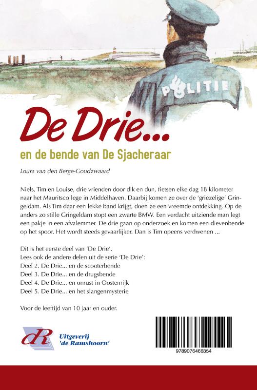 De Drie en de bende van de Sjacheraar / De Drie achterkant