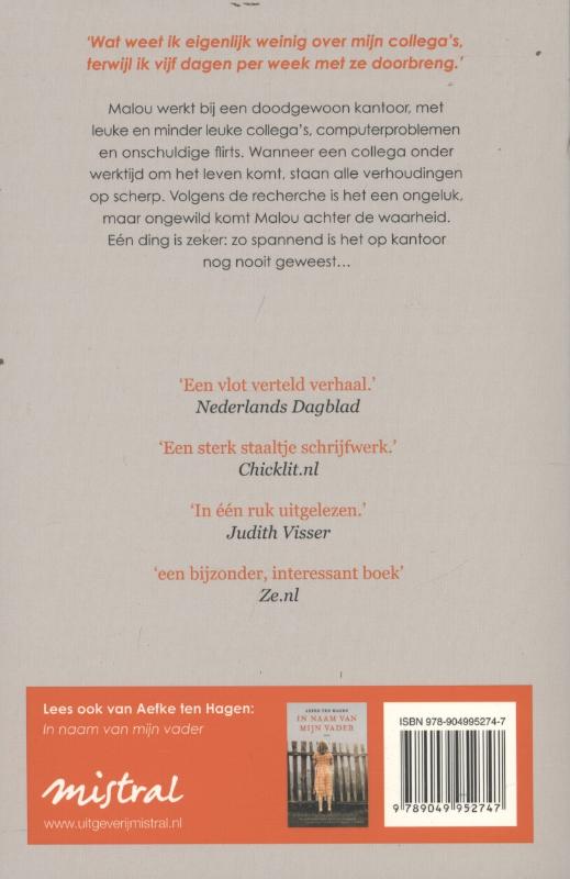 Tijdens Kantooruren achterkant