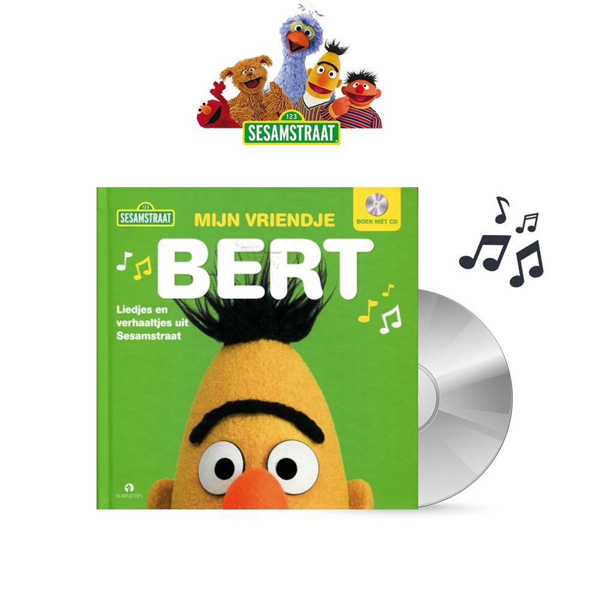 Sesamstraat Mijn Vriendje Bert | Lees & Luisterboek | Boek met CD