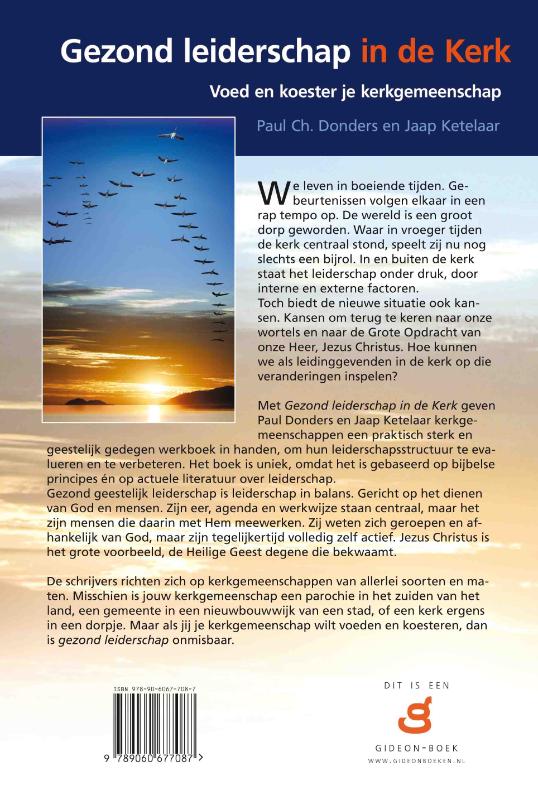 Gezond leiderschap in de kerk achterkant