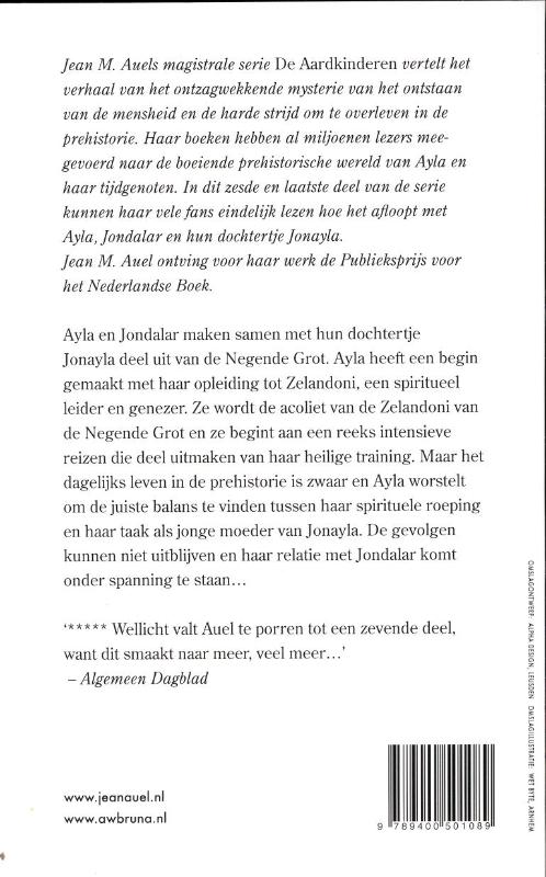 Het lied van de grotten / De Aardkinderen / 6 achterkant