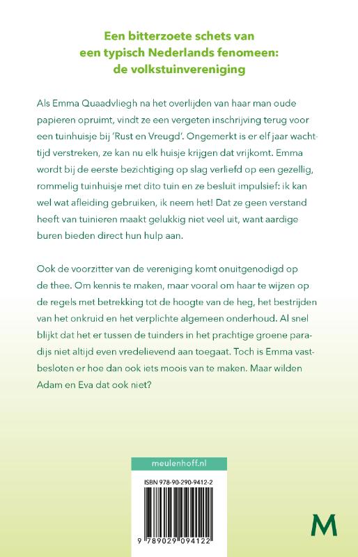 Rust en vreugd achterkant