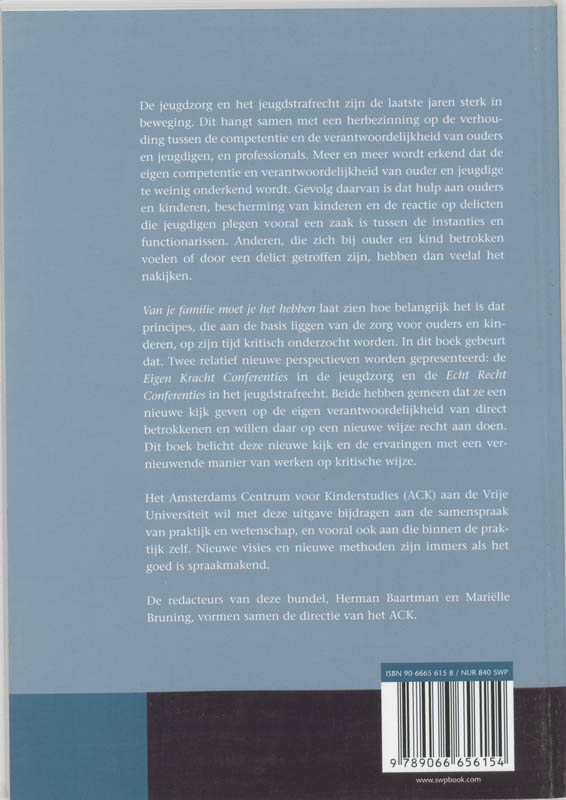 Van Je Familie Moet Je Het Hebben achterkant