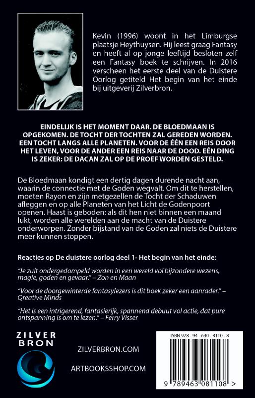 De duistere oorlog 2 -   Tocht der schaduwen achterkant