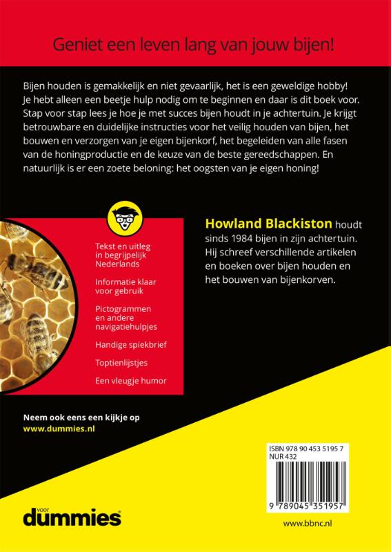 Bijenhouden voor Dummies / Voor Dummies achterkant