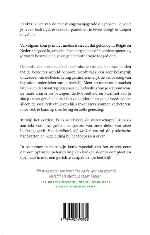 Het handboek bij kanker achterkant
