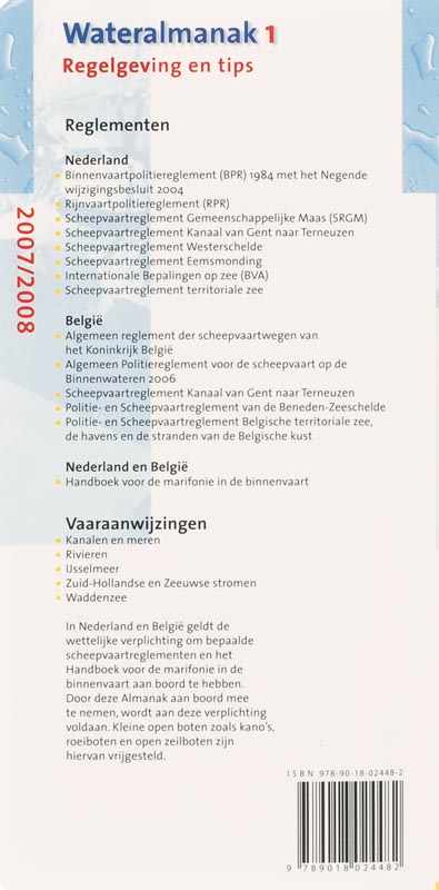 Wateralmanak achterkant