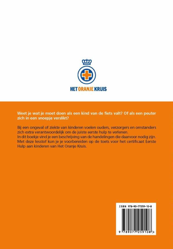 Eerste hulp aan kinderen achterkant