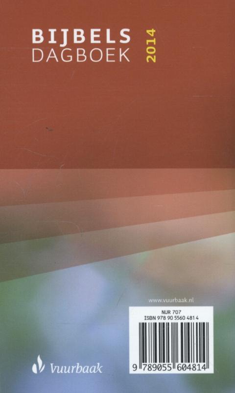 Bijbels dagboek - kracht voor elke dag 2014 - standaard achterkant