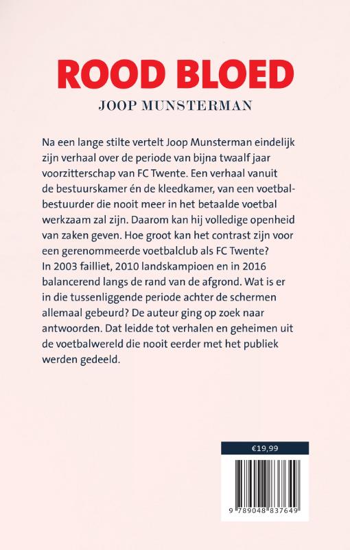 Rood bloed achterkant