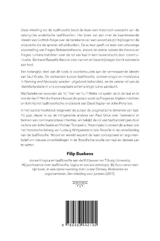 Woord en Wereld / Woord & wereld achterkant