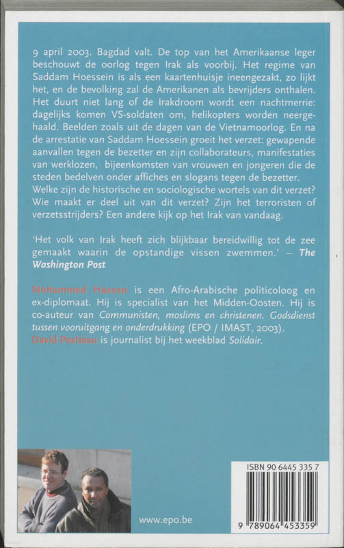 Irak Oog In Oog achterkant