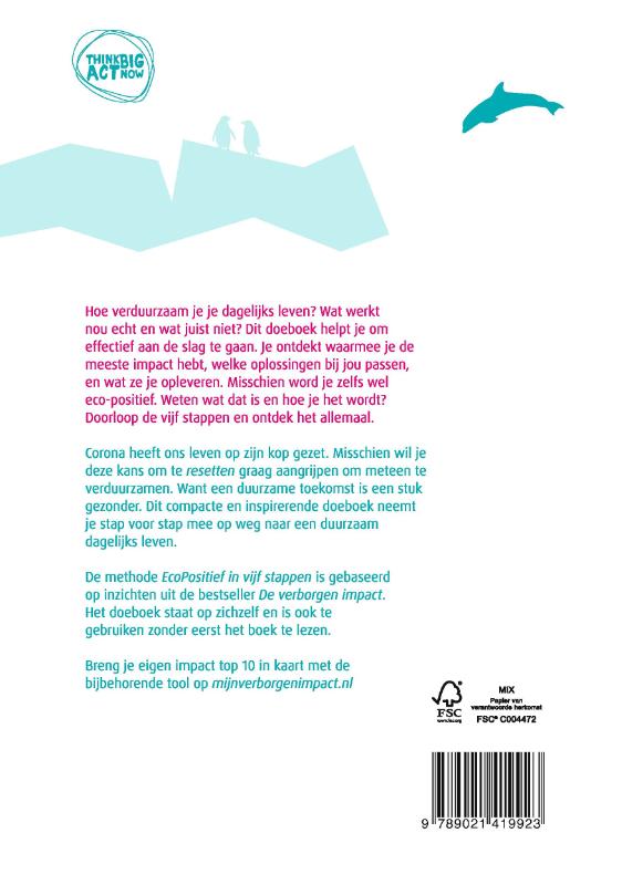 EcoPositief in vijf stappen achterkant