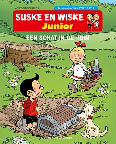 Suske en Wiske Junior 1 -   AVI E3: Een schat in de tuin