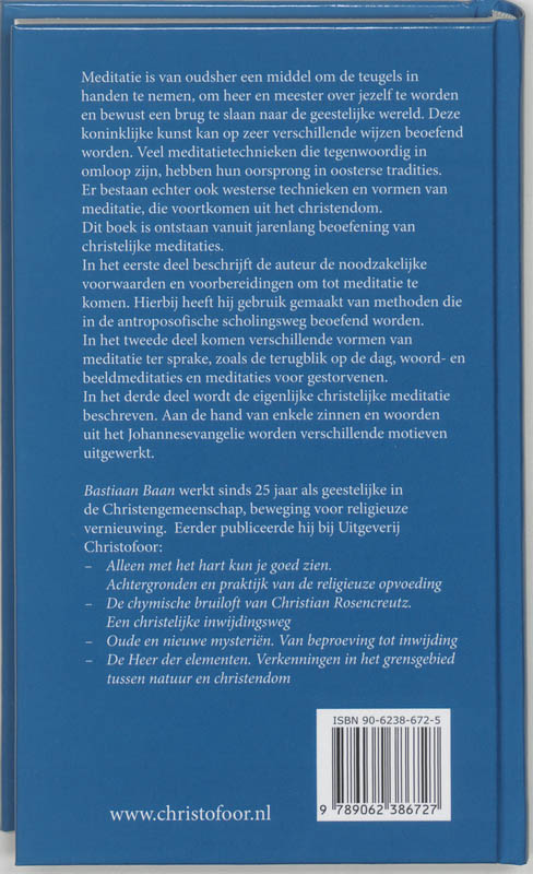 Wegen naar christelijke meditatie achterkant
