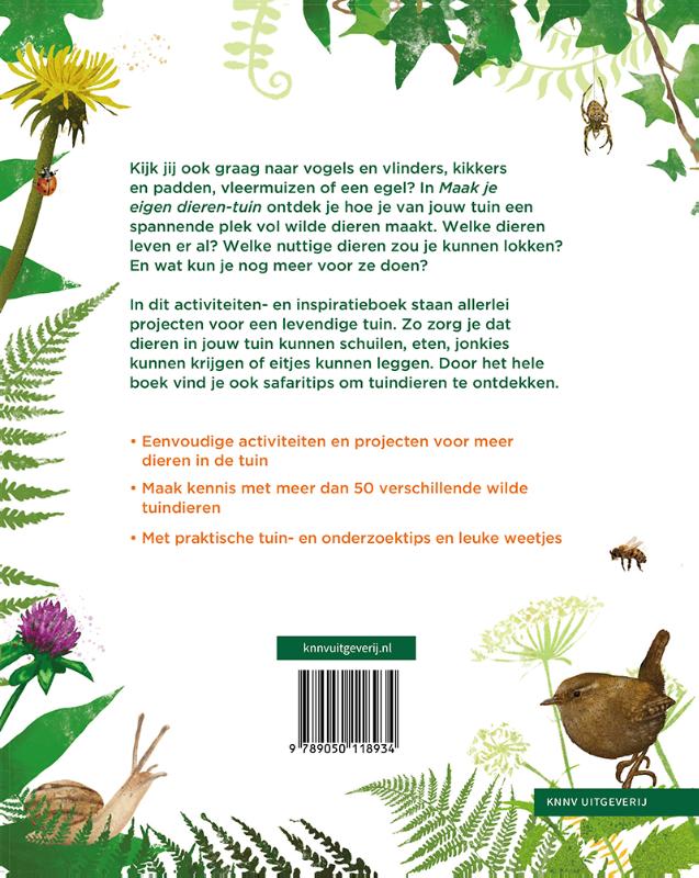 Maak je eigen dieren-tuin achterkant