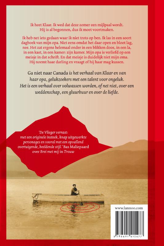 Ga niet naar Canada achterkant