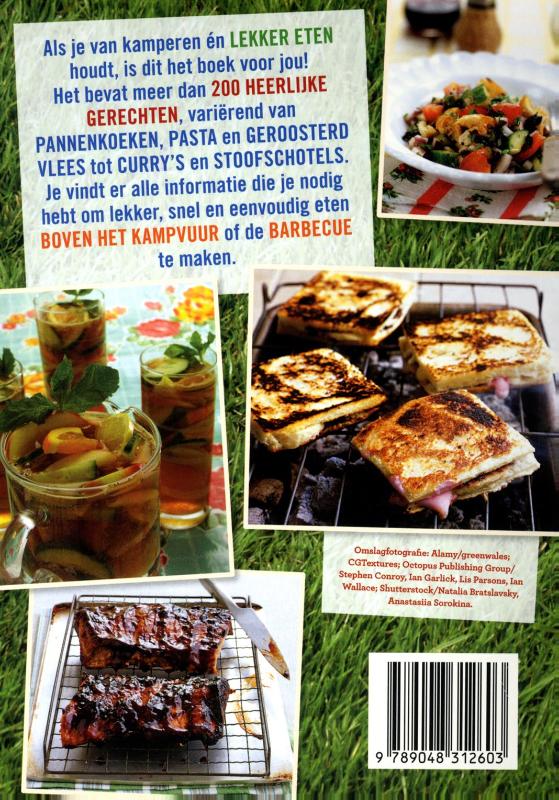 Koken op de camping achterkant