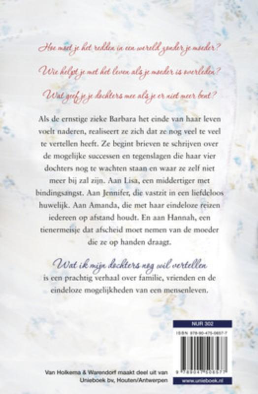 Wat Ik Mijn Dochters Nog Wil Vertellen achterkant