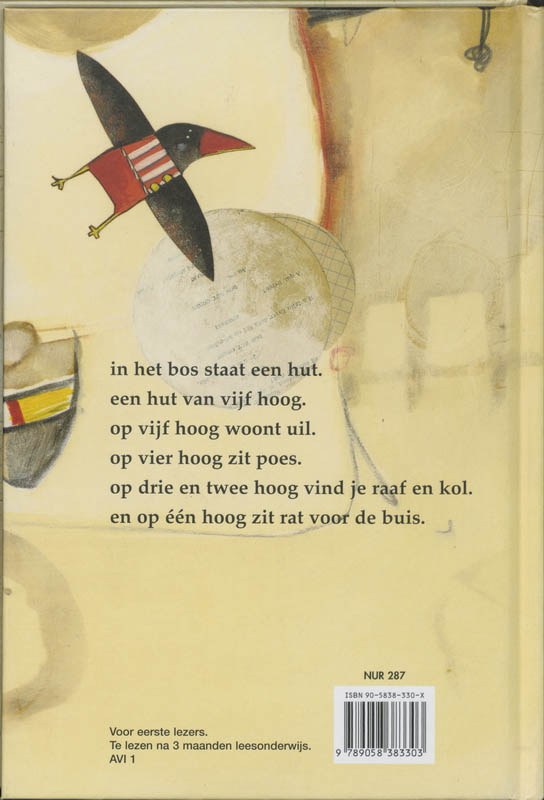 Van Kol, Poes, Rat, Uil en Raaf achterkant