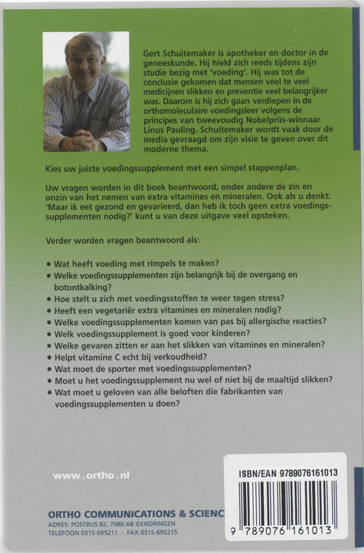 Het gouden boekje voor de gezondheid achterkant