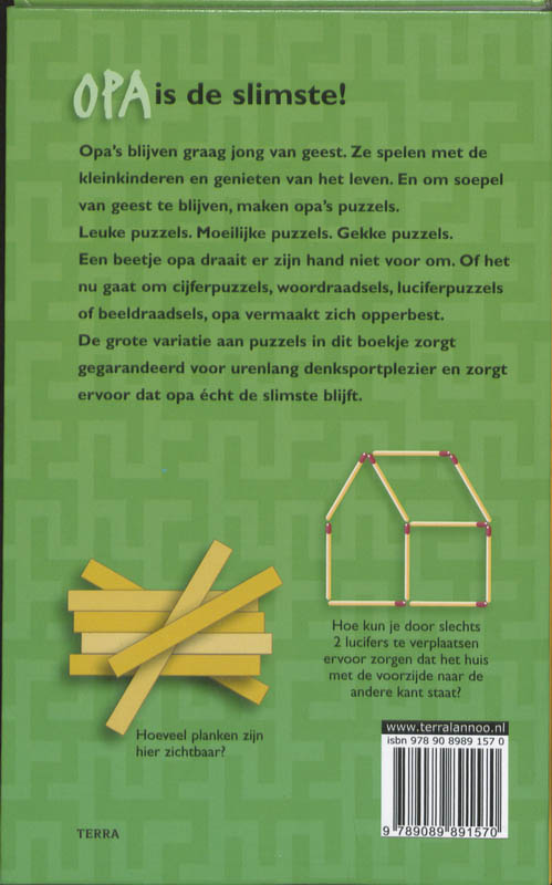 Opa Is De Slimste achterkant