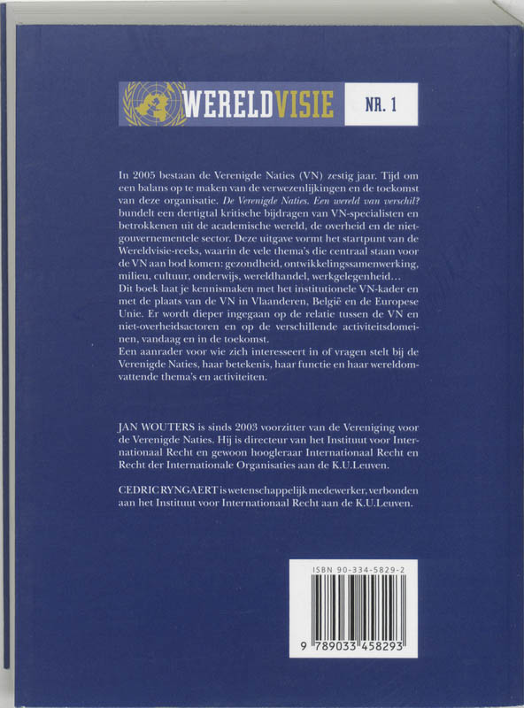 De Verenigde Naties / Wereldvisie / 1 achterkant