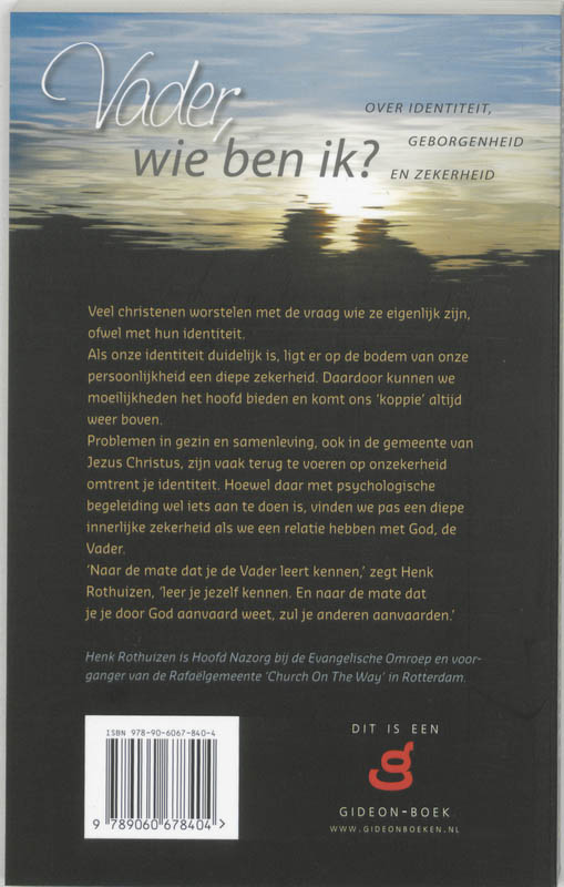 VADER WIE BEN IK? achterkant