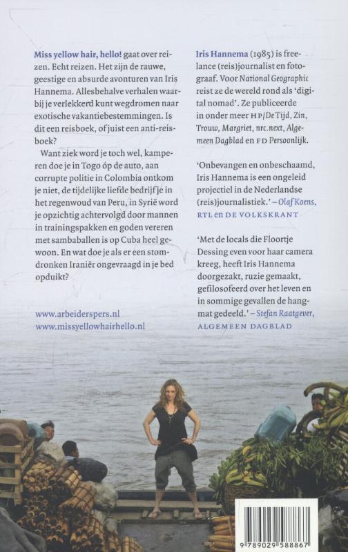 Miss yellow hair, hello! achterkant