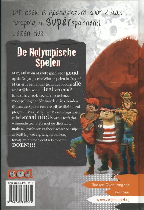 De Nolympische Spelen / B.O.J. achterkant