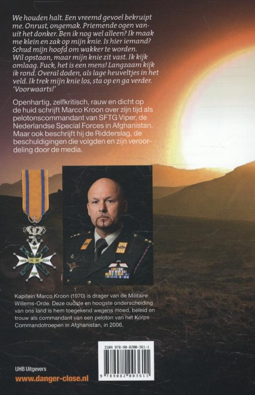 Danger close achterkant