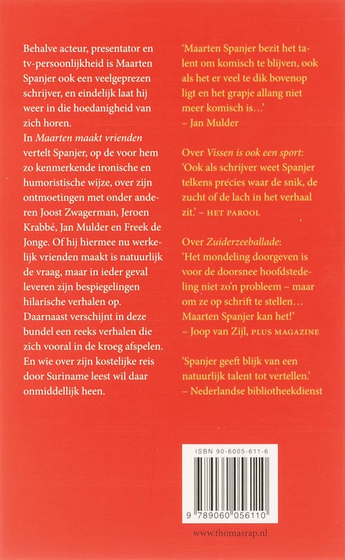 Maarten Maakt Vrienden achterkant