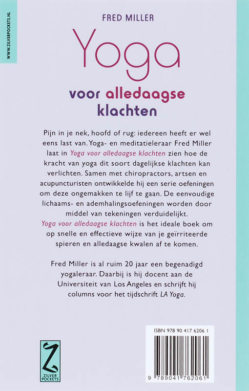 Yoga voor alledaagse klachten / Zilver Pockets / 391 achterkant