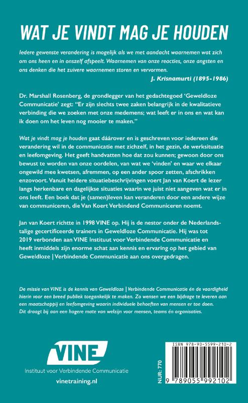 Wat Je Vindt Mag Je Houden achterkant