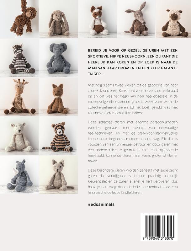 Gehaakte knuffeldieren achterkant