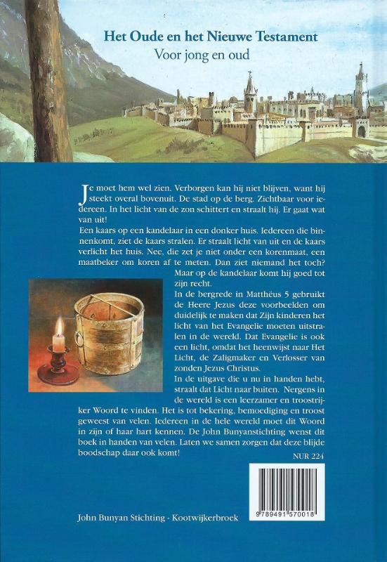 De bijbelse geschiedenis achterkant