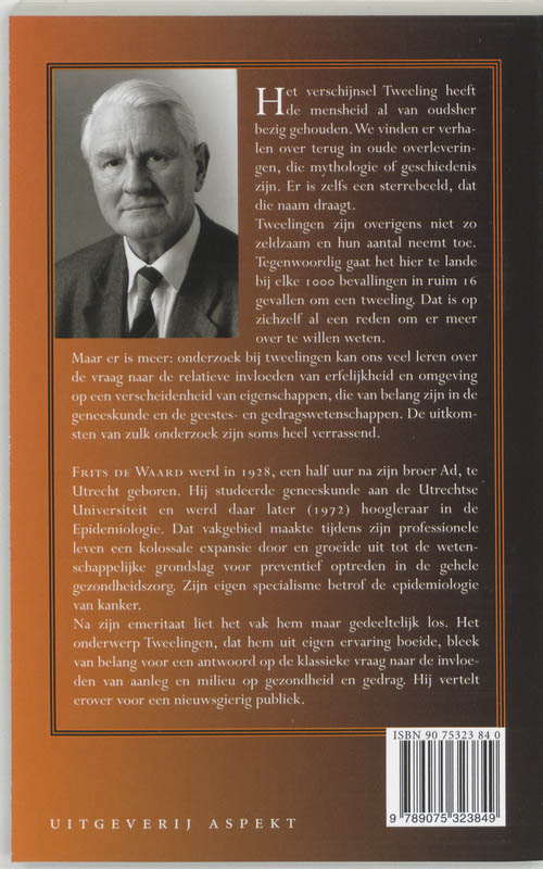 Over tweelingen gesproken achterkant
