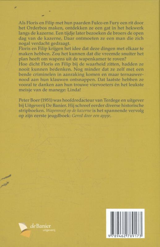 Wapenroof op de kazerne achterkant