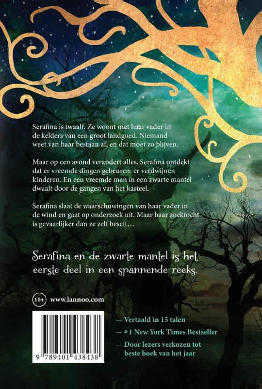 Serafina en de zwarte mantel achterkant